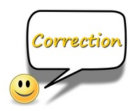 correction smiley